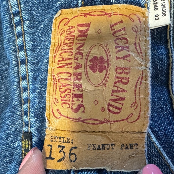 90s Lucky Brand Peanut Pant Jeans Womens 10 Bootcut Yellowstone Landman USA Made - Picture 3 of 9